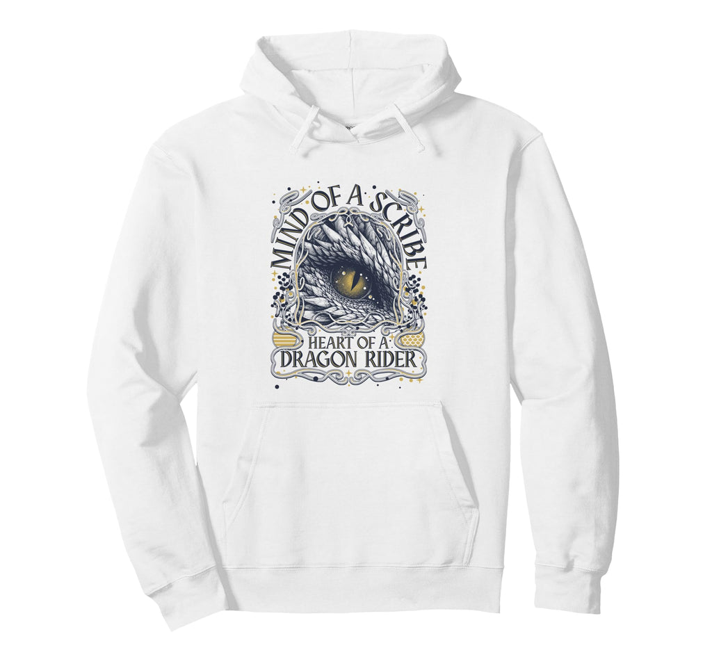 Fourth Wing Mind Scribe Heart Rider Hoodie - Novelty Apparel for Adults - T-Shirt, Sweatshirt, Hoodie