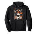 Ghost Reading Book Coffee Pumpkins Hoodie - Streetwear Style for Adults - T-Shirt, Sweatshirt, Hoodie