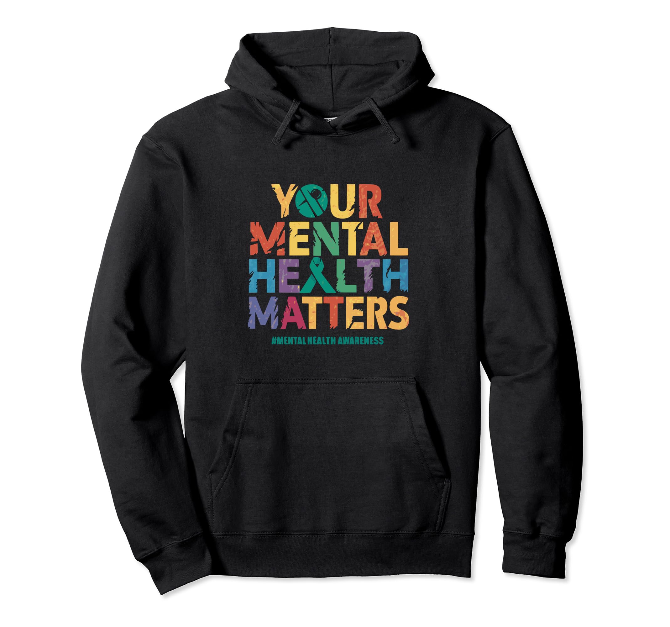 Your Mental Health Matters Mental Health Hoodie - Aesthetic Graphic Unisex - T-Shirt, Sweatshirt, Hoodie