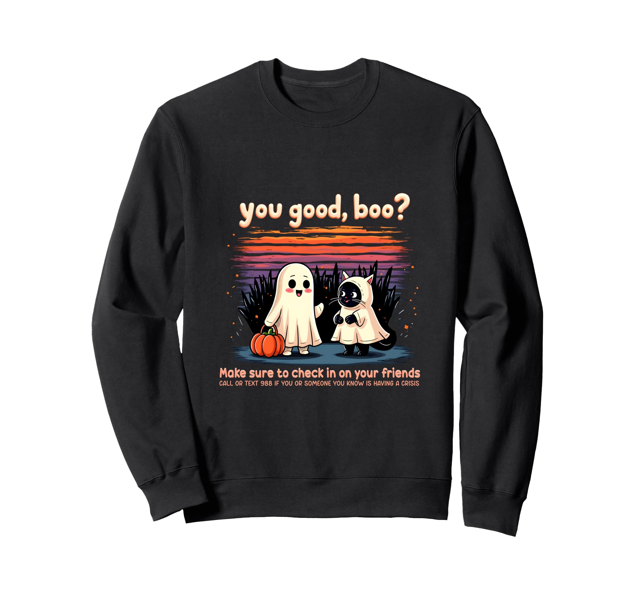 Halloween You Good Boo Suicide Sweatshirt - Unique Graphic Men Women - T-Shirt, Sweatshirt, Hoodie