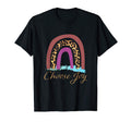 Choose Joy Cheetah Leopard Rainbow T-Shirt - Fun Novelty Design for Adults - T-Shirt, Sweatshirt, Hoodie