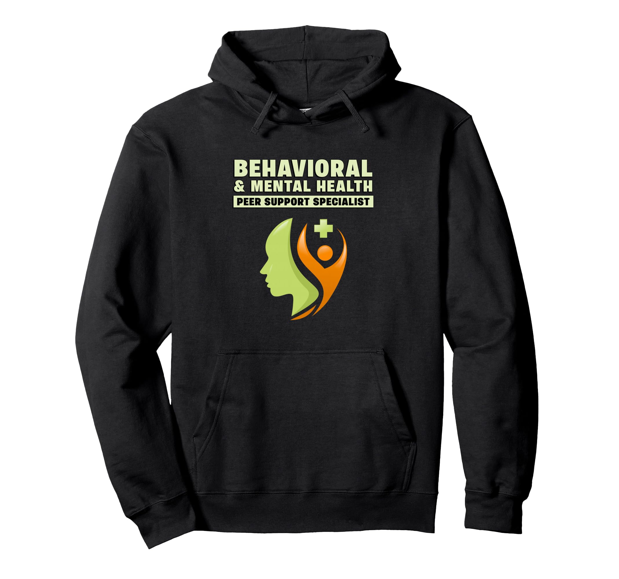 Behavioral Mental Health Peer Hoodie - Fun Novelty Design for Adults - T-Shirt, Sweatshirt, Hoodie