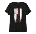 Best Bonus Dad Ever American Usa Flag T-Shirt - Minimalist Print Unisex - T-Shirt, Sweatshirt, Hoodie