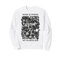 Home Is Where My Plants Are Skull Sweatshirt - Trendy Graphic Men Women - T-Shirt, Sweatshirt, Hoodie