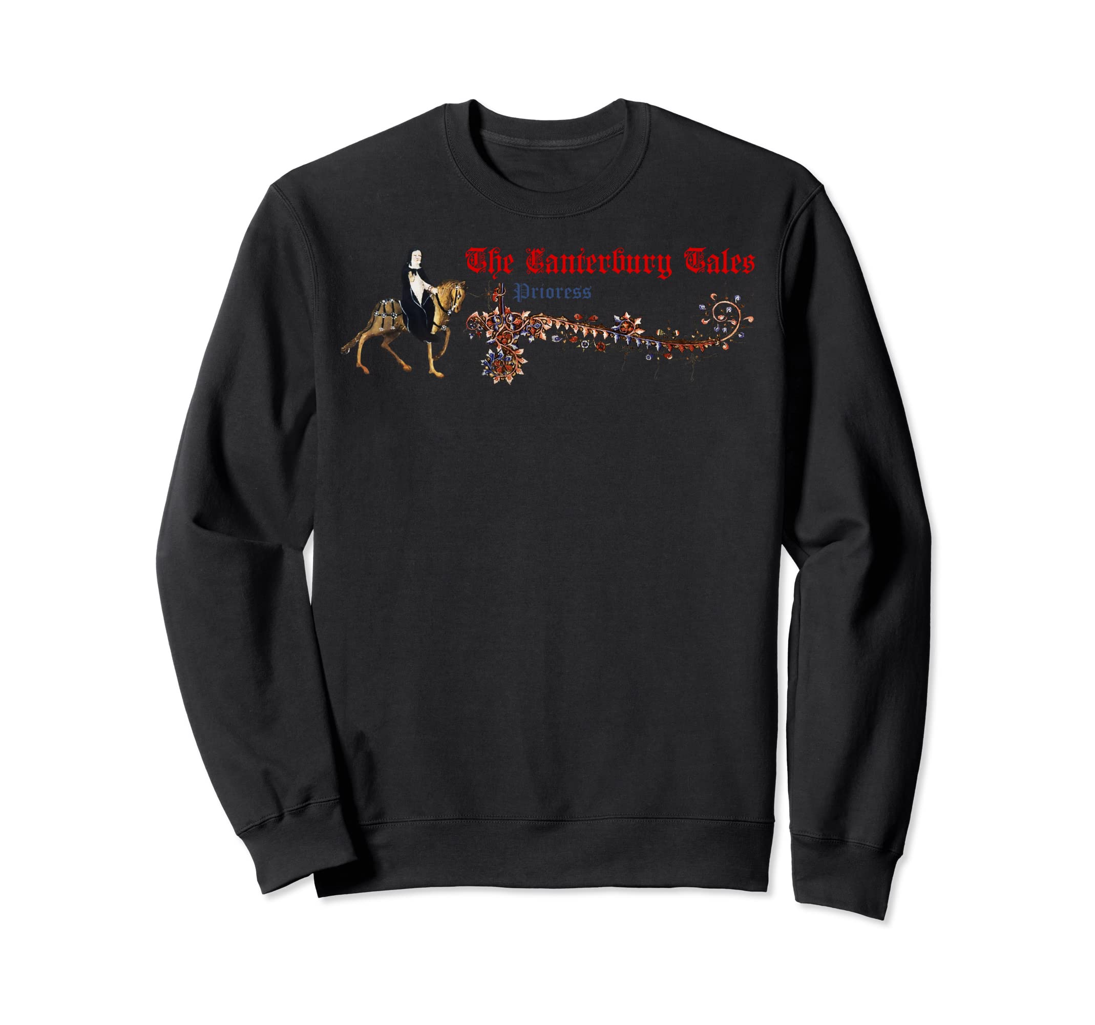 English Literature Canterbury Tales Sweatshirt - Graphic Print Unisex - T-Shirt, Sweatshirt, Hoodie