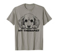 Funny Dog Owner Therapy Dog Lover T-Shirt - Minimalist Print Men Women - T-Shirt, Sweatshirt, Hoodie