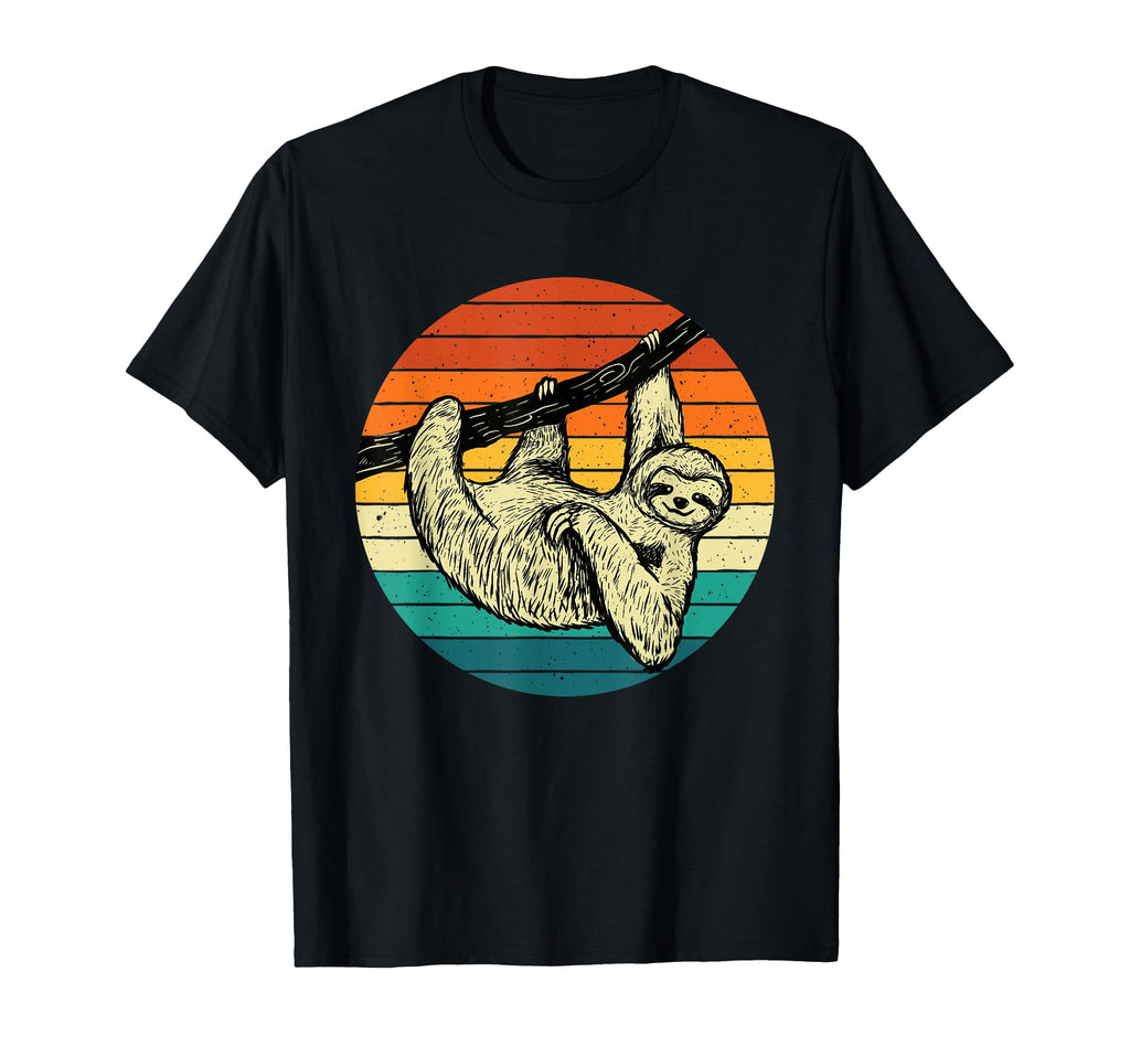 Sloth Hugging Branch Animal Lover T-Shirt - Graphic Print Men Women - T-Shirt, Sweatshirt, Hoodie