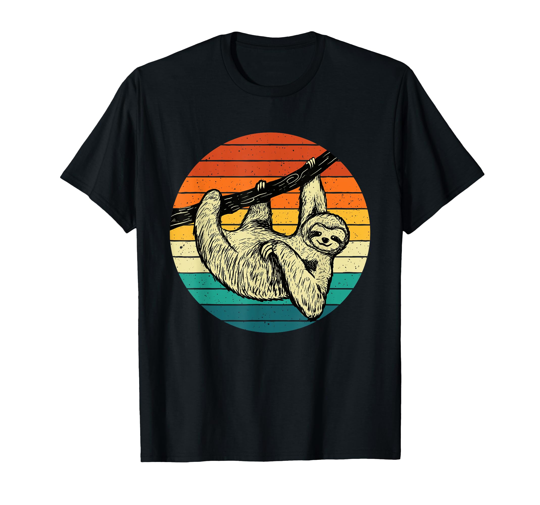 Sloth Hugging Branch Animal Lover T-Shirt - Graphic Print Men Women - T-Shirt, Sweatshirt, Hoodie