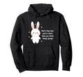 Bunny Keep Going Motivational Rabbit Hoodie - Minimalist Print Men Women - T-Shirt, Sweatshirt, Hoodie