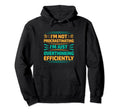 Overthinking Overthinker Funny Sarcasm Hoodie - Graphic Print for Adults - T-Shirt, Sweatshirt, Hoodie