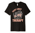 Fairy Smut Is My Therapy Romantasy Books T-Shirt - Minimalist Print Unisex - T-Shirt, Sweatshirt, Hoodie