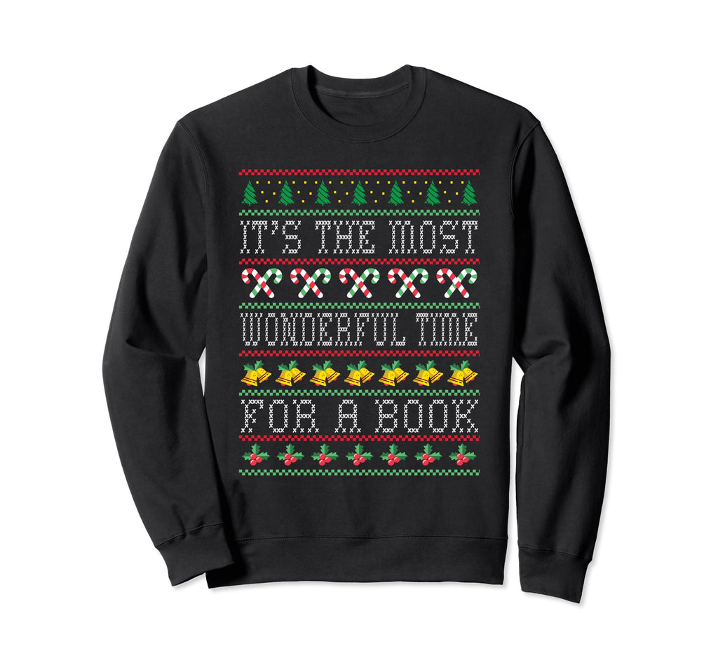 Its Most Wonderful Time Book Sweatshirt - Casual Everyday Wear Men Women - T-Shirt, Sweatshirt, Hoodie