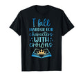 I Fall Characters W Crowns Fantasy Book T-Shirt - Minimalist Print Unisex - T-Shirt, Sweatshirt, Hoodie