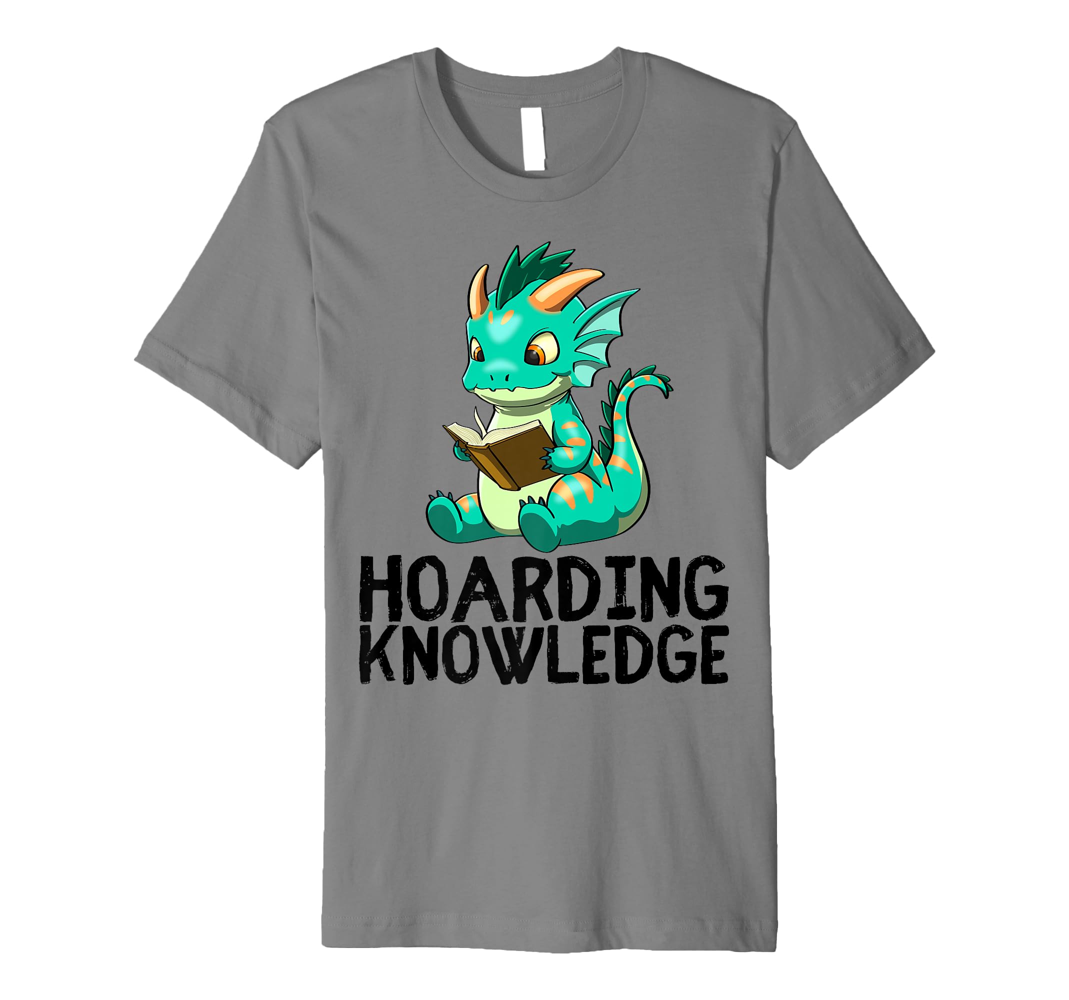 Dragon Reading Book Worm Nerd T-Shirt - Casual Everyday Wear for Adults - T-Shirt, Sweatshirt, Hoodie
