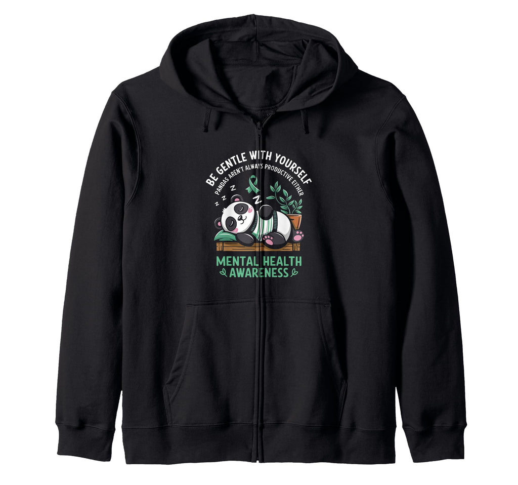 Mental Health Awareness Month Green Ribbon T-Shirt - Trendy Graphic Unisex - T-Shirt, Sweatshirt, Hoodie