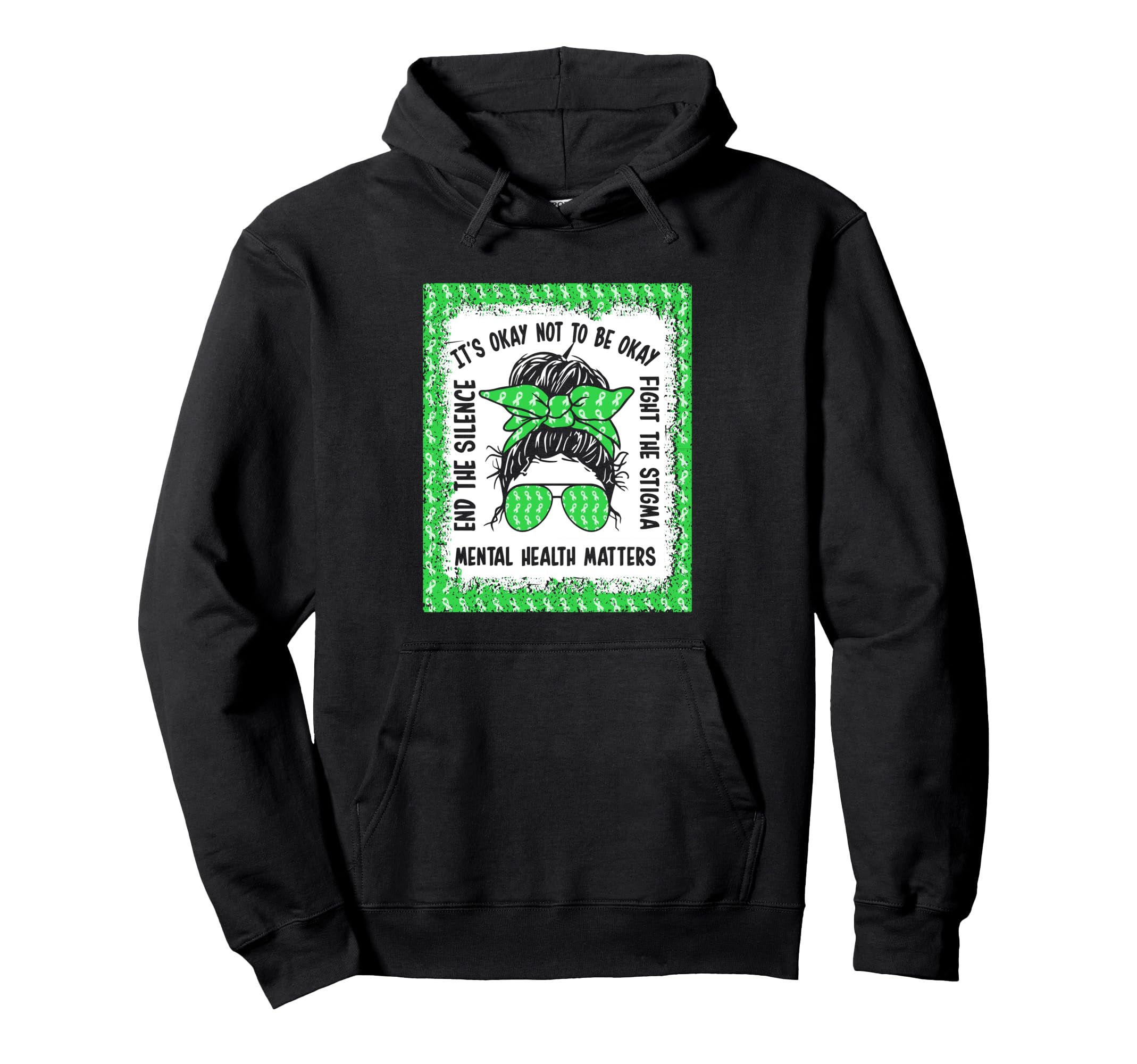 Its Okay Not To Be Okay Mental Hoodie - Fun Novelty Design Men Women - T-Shirt, Sweatshirt, Hoodie