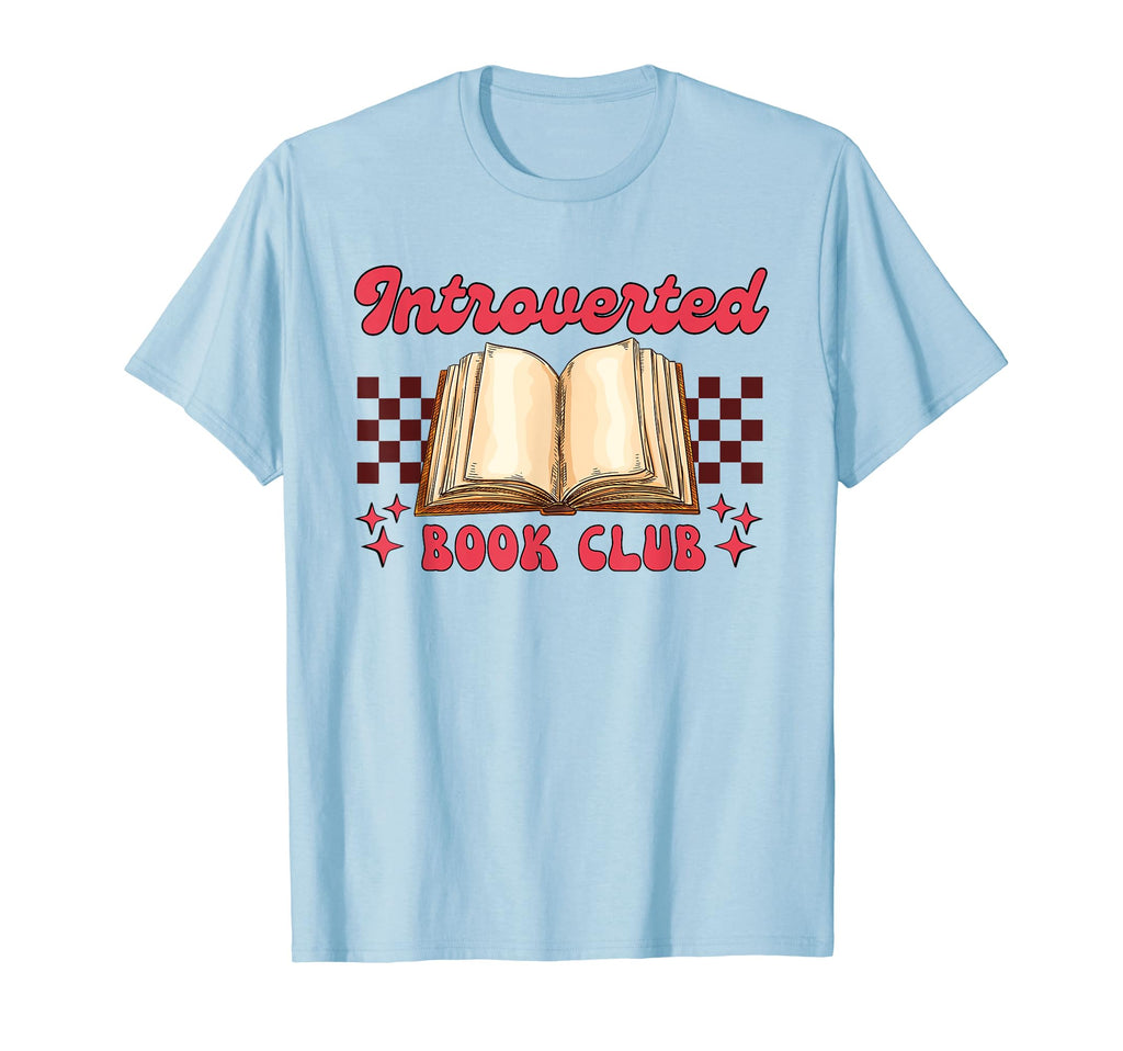Introverted Book Club Bookish T-Shirt - Unique Graphic for Adults - T-Shirt, Sweatshirt, Hoodie