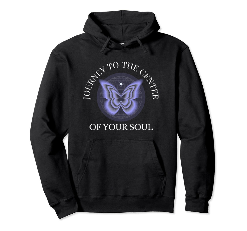 Esoteric Butterfly Mystical Hoodie - Fun Novelty Design Men Women - T-Shirt, Sweatshirt, Hoodie