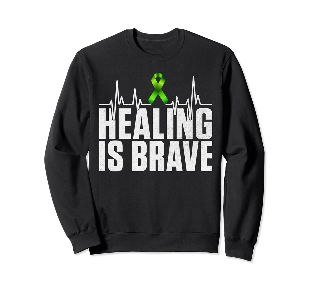 Healing Is Brave Mental Health Sweatshirt - Novelty Apparel for Adults - T-Shirt, Sweatshirt, Hoodie