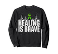 Healing Is Brave Mental Health Sweatshirt - Novelty Apparel for Adults - T-Shirt, Sweatshirt, Hoodie