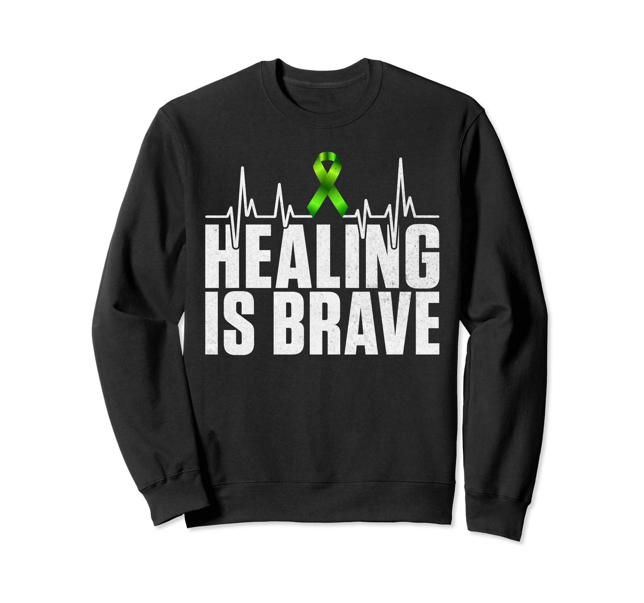 Healing Is Brave Mental Health Sweatshirt - Novelty Apparel for Adults - T-Shirt, Sweatshirt, Hoodie