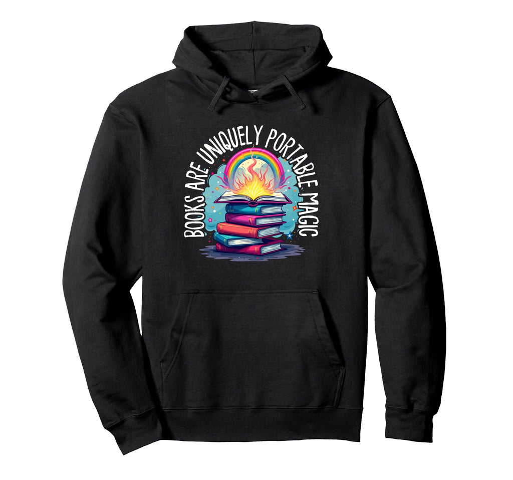 Reading Books Reader Nerd Hoodie - Casual Everyday Wear Men Women - T-Shirt, Sweatshirt, Hoodie