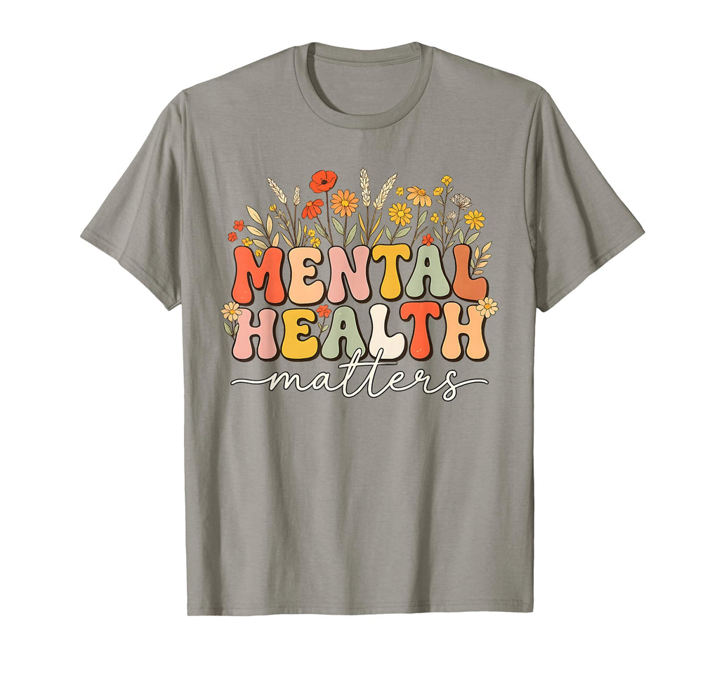 Mental Health Awareness Support T-Shirt - Aesthetic Graphic Men Women - T-Shirt, Sweatshirt, Hoodie