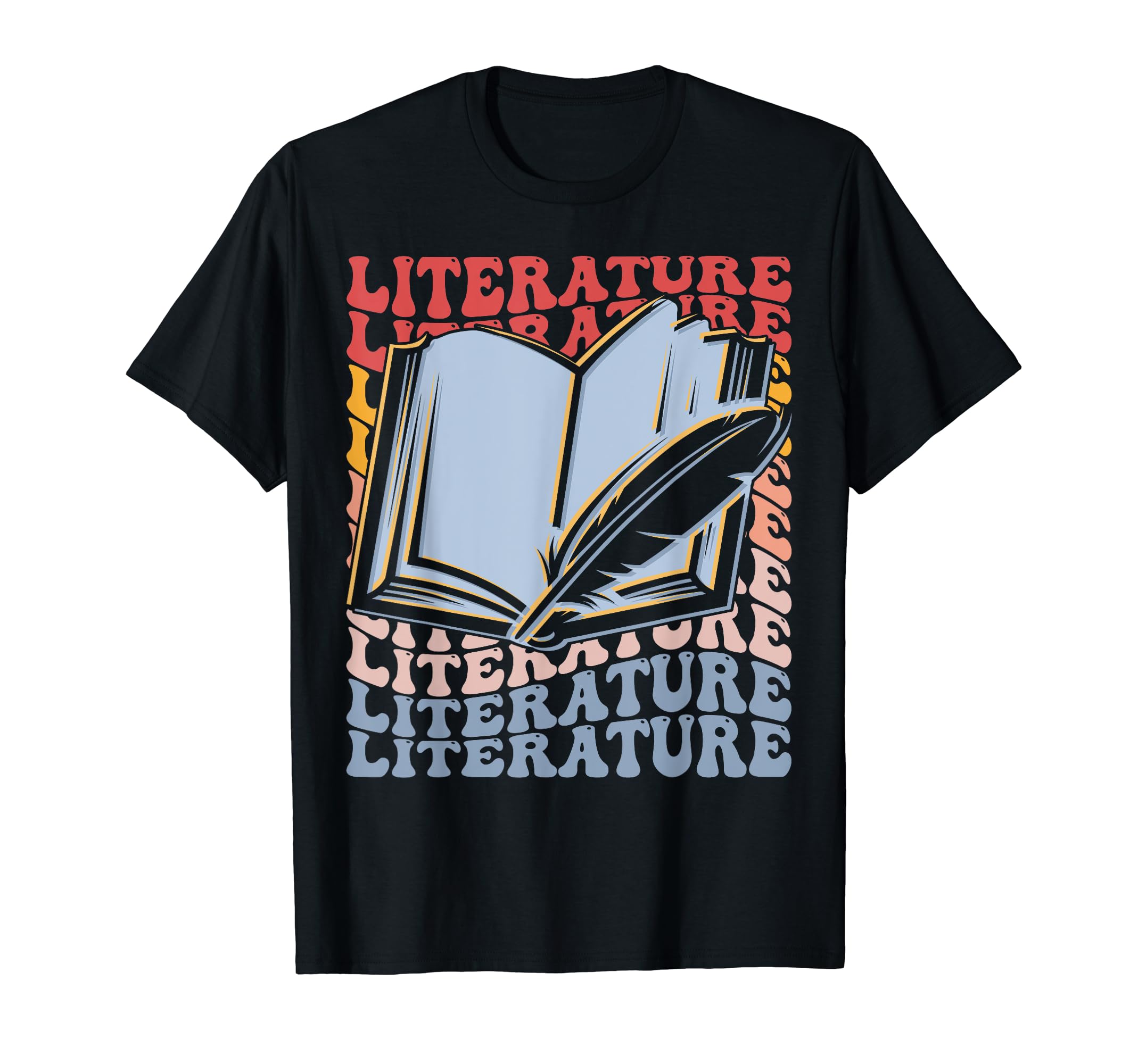 Literature Groovy Literature Literary T-Shirt - Minimalist Print Unisex - T-Shirt, Sweatshirt, Hoodie