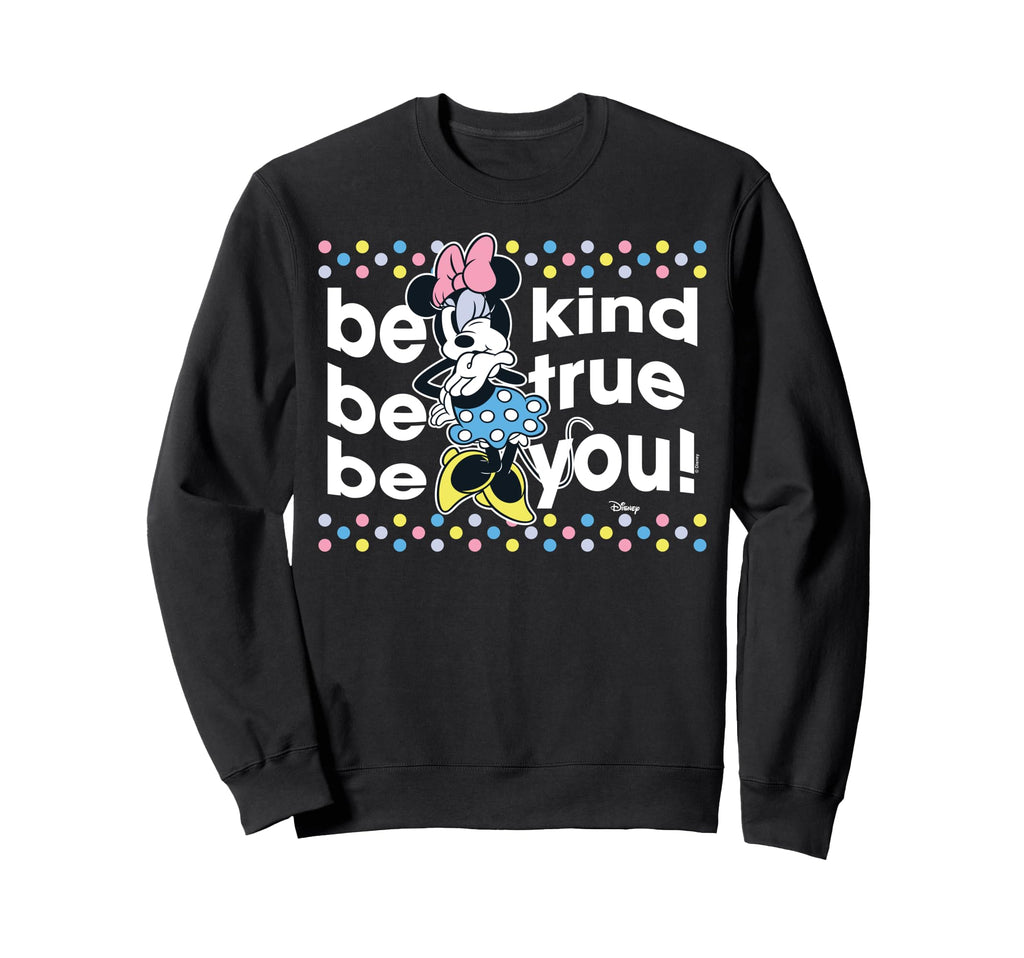 Minnie Mouse Be Kind True You Sweatshirt - Aesthetic Graphic for Adults - T-Shirt, Sweatshirt, Hoodie