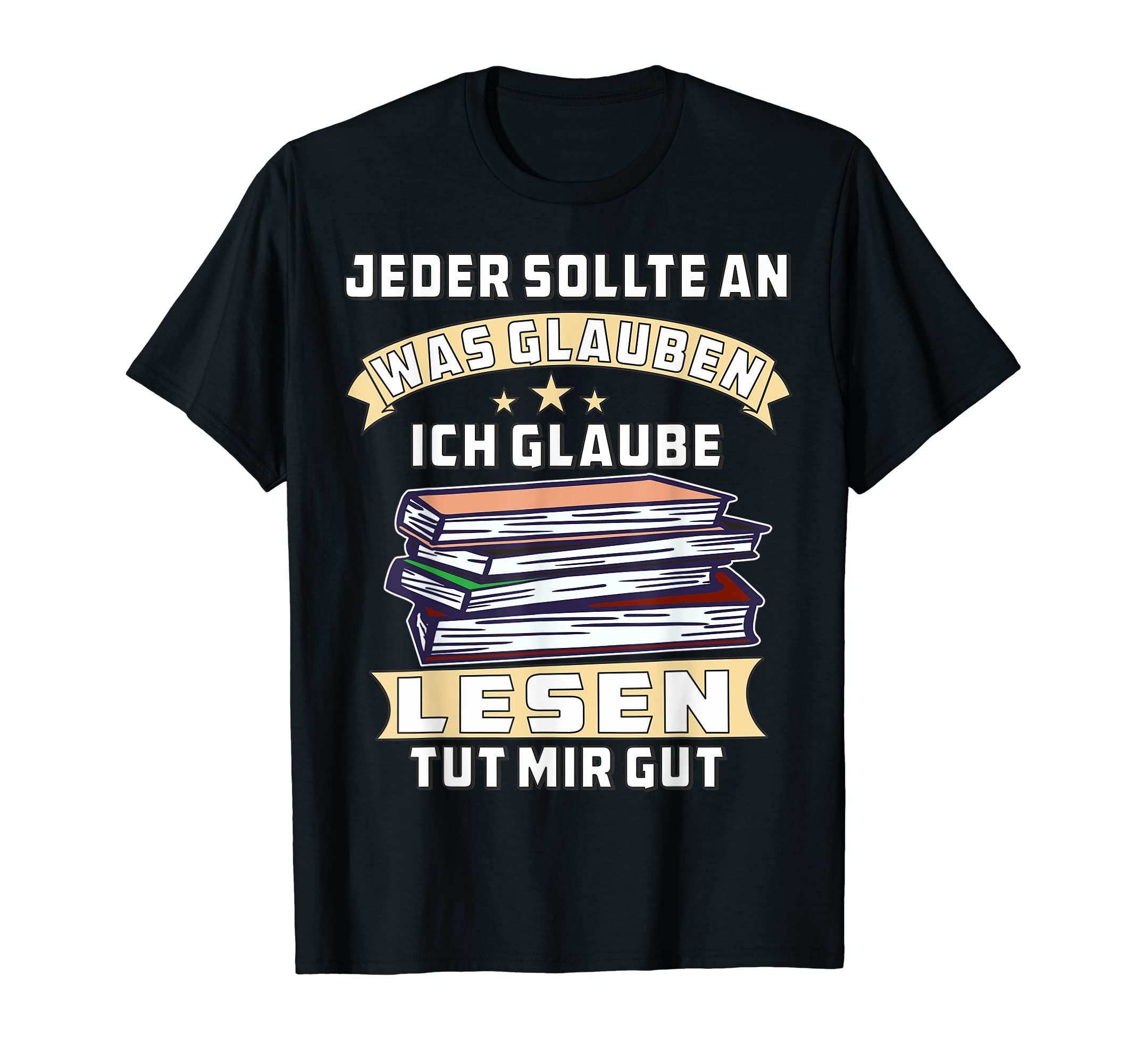 Lesen Tut Mir Gut Literature Reader T-Shirt - Trendy Graphic for Adults - T-Shirt, Sweatshirt, Hoodie