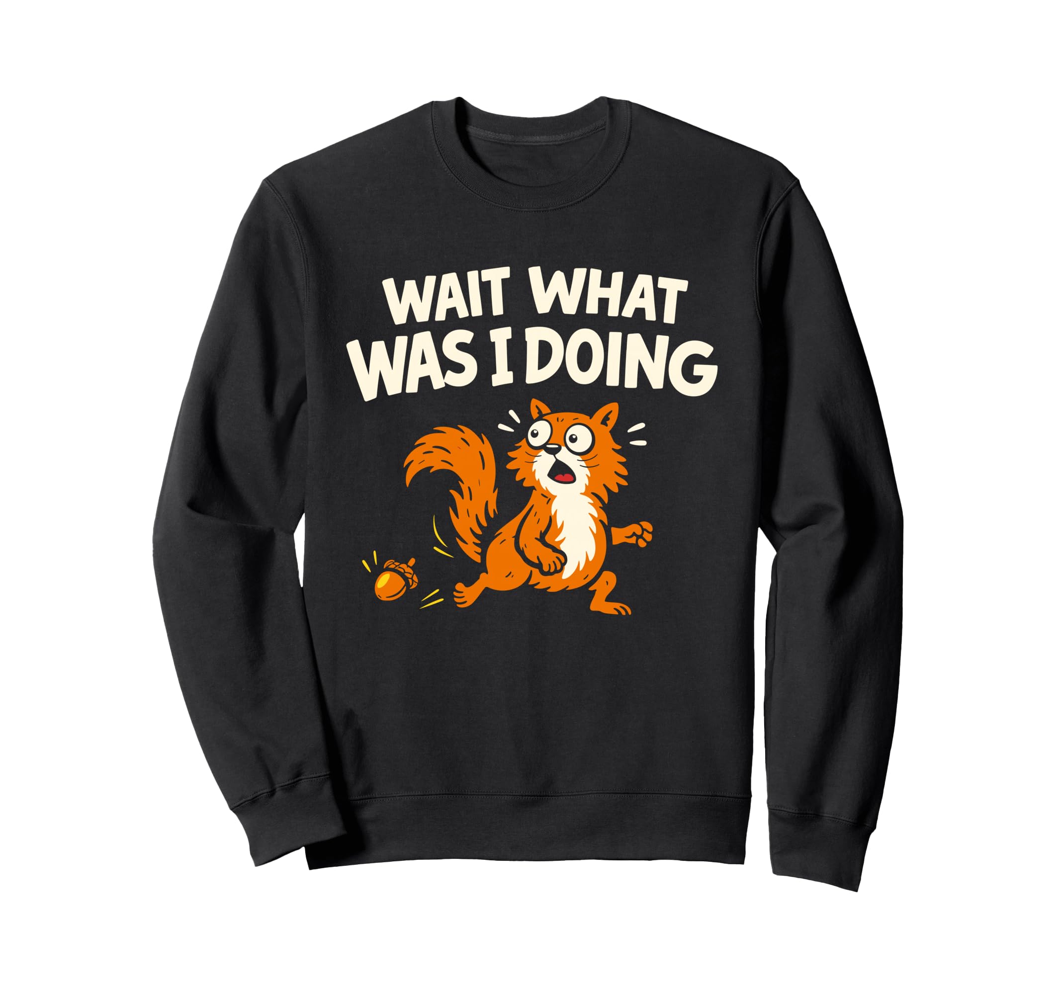 Funny Squirrel Chaotic Energy Sweatshirt - Streetwear Style for Adults - T-Shirt, Sweatshirt, Hoodie