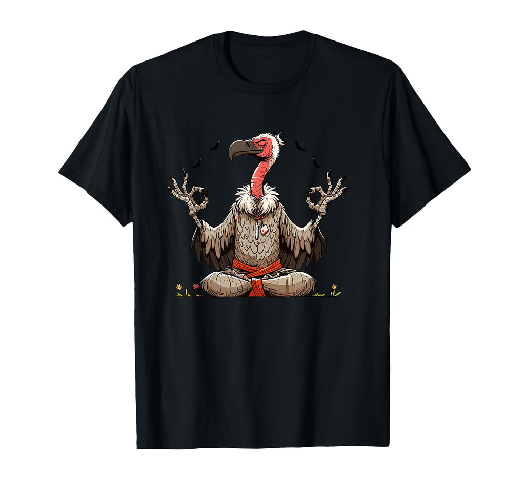 Meditation Vulture Yoga Pose Relaxing T-Shirt - Streetwear Style Unisex - T-Shirt, Sweatshirt, Hoodie