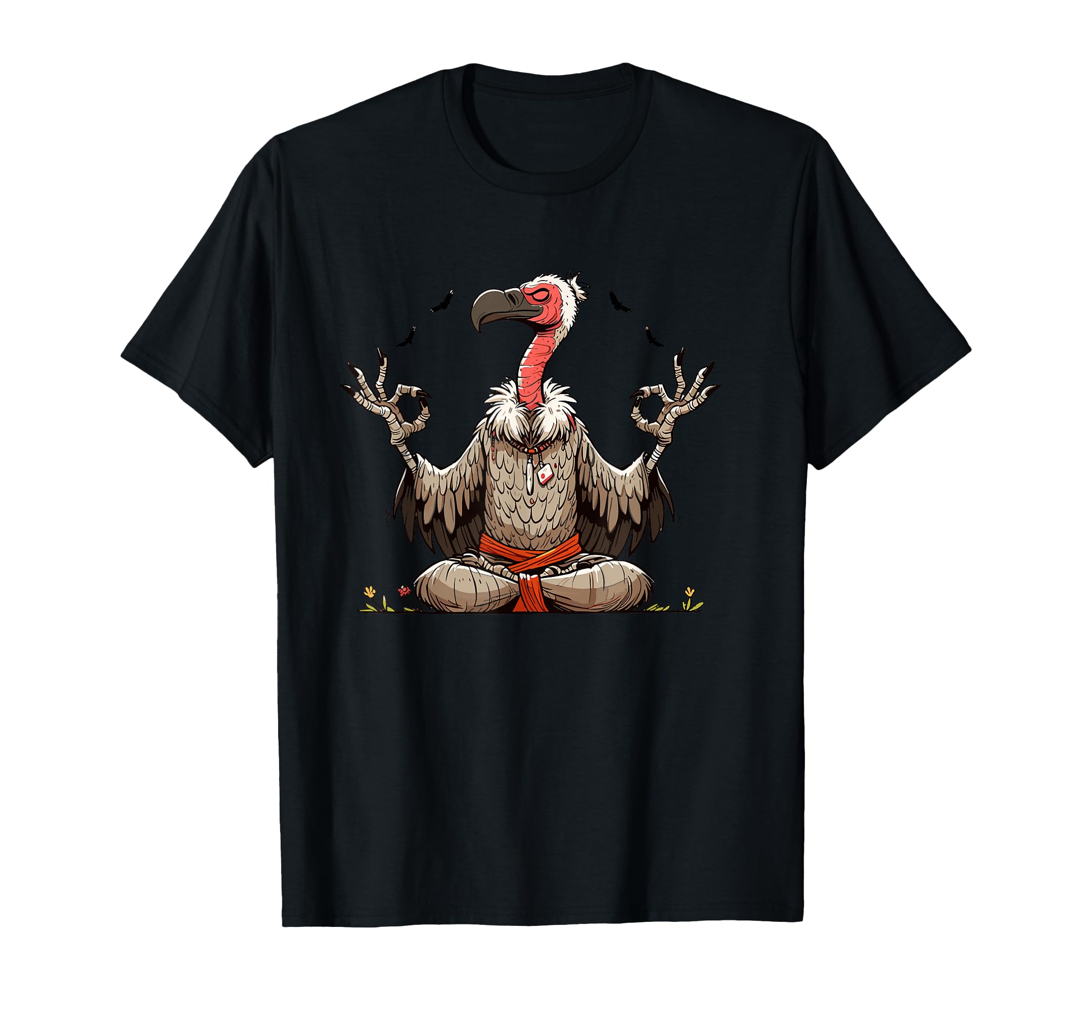 Meditation Vulture Yoga Pose Relaxing T-Shirt - Streetwear Style Unisex - T-Shirt, Sweatshirt, Hoodie