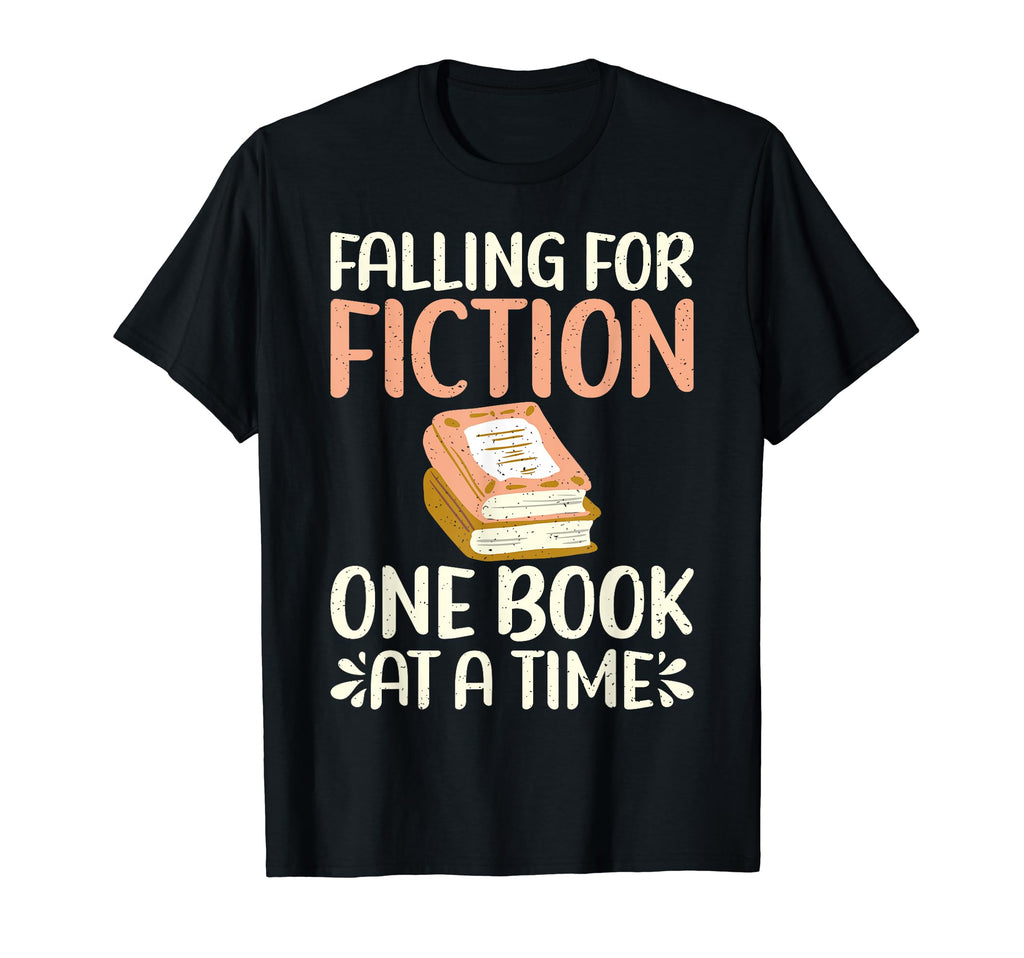 Falling Fiction One Book Time Romance T-Shirt - Aesthetic Graphic Unisex - T-Shirt, Sweatshirt, Hoodie