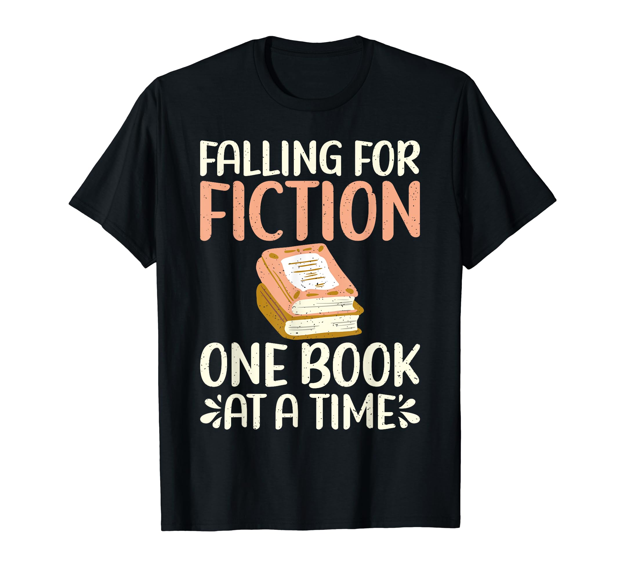 Falling Fiction One Book Time Romance T-Shirt - Aesthetic Graphic Unisex - T-Shirt, Sweatshirt, Hoodie
