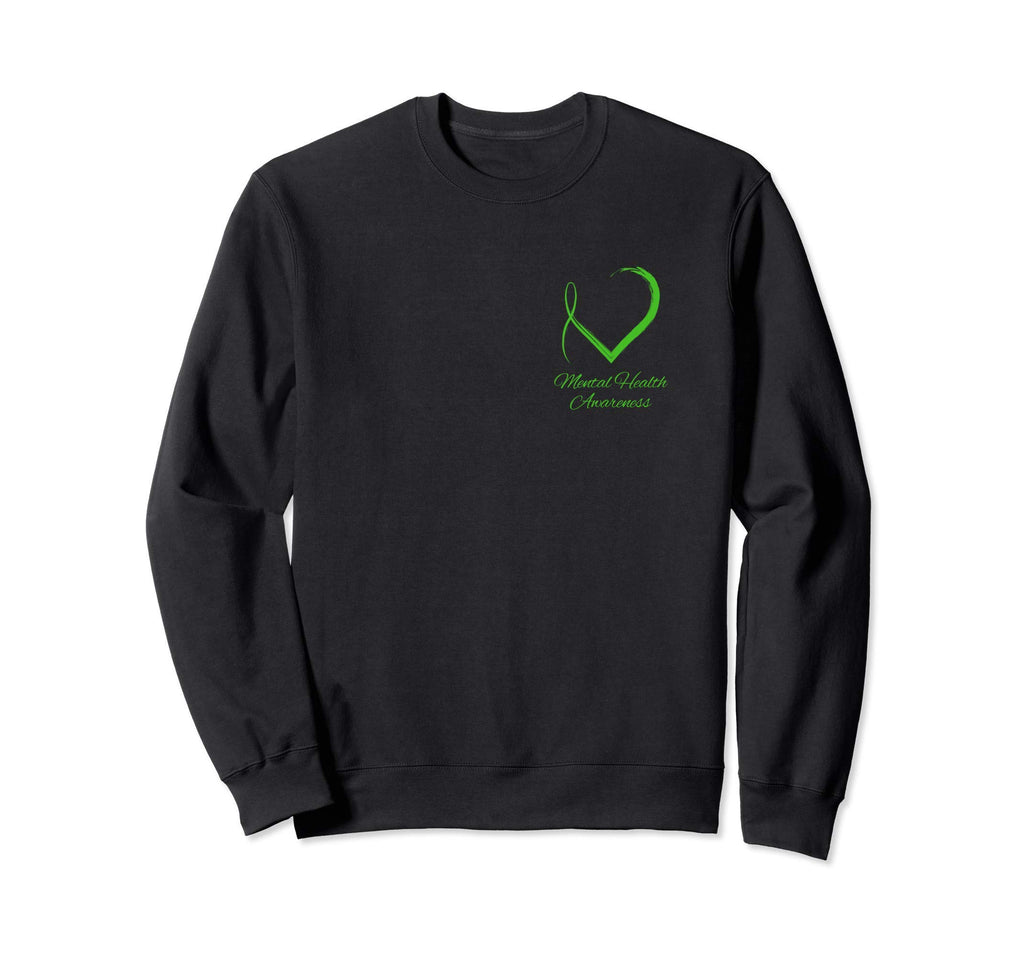 Subtle Heart Mental Health Awareness Sweatshirt - Trendy Graphic Men Women - T-Shirt, Sweatshirt, Hoodie