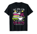 Book Lover Coffee Reader Reading T-Shirt - Minimalist Print Unisex - T-Shirt, Sweatshirt, Hoodie