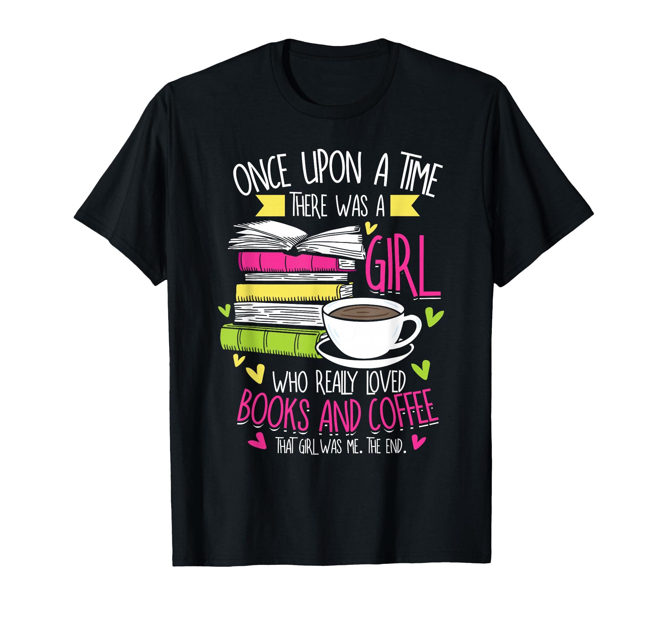 Book Lover Coffee Reader Reading T-Shirt - Minimalist Print Unisex - T-Shirt, Sweatshirt, Hoodie