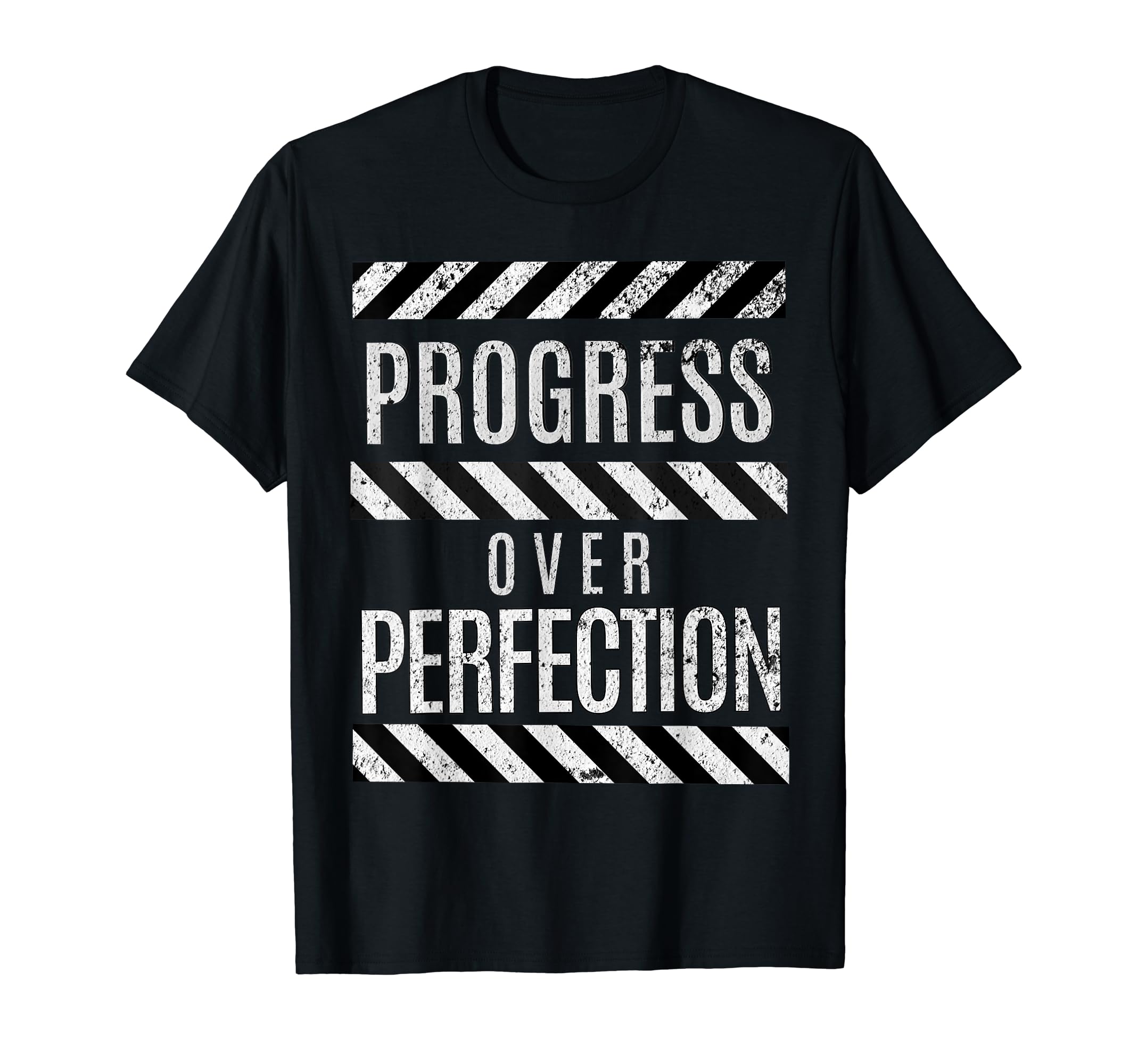 Progress Over Perfection Gym Motivational T-Shirt - Trendy Graphic Unisex - T-Shirt, Sweatshirt, Hoodie