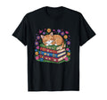 Cat Sleeps Books Pets Cats Reading T-Shirt - Streetwear Style for Adults - T-Shirt, Sweatshirt, Hoodie