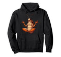Meditation Cockroach Yoga Pose Relaxing Hoodie - Trendy Graphic Men Women - T-Shirt, Sweatshirt, Hoodie