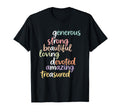Strong Grandma Affirmation Positive T-Shirt - Custom Art Print Men Women - T-Shirt, Sweatshirt, Hoodie