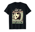 Anxiety Mental Health Opossum Call T-Shirt - Minimalist Print for Adults - T-Shirt, Sweatshirt, Hoodie