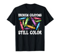 Broken Crayons Still Color Mental T-Shirt - Minimalist Print for Adults - T-Shirt, Sweatshirt, Hoodie