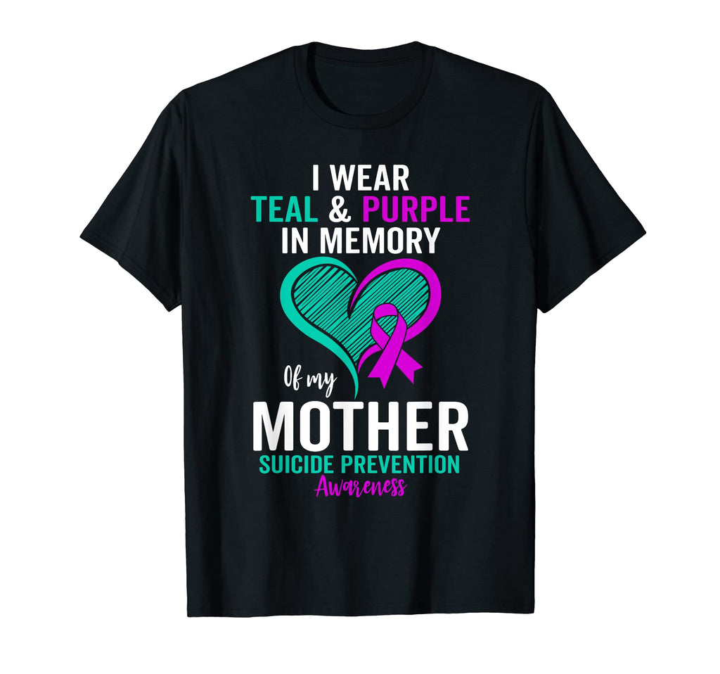 I Wear Teal And Purple Memory My T-Shirt - Casual Everyday Wear Men Women - T-Shirt, Sweatshirt, Hoodie