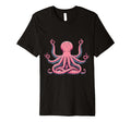 Meditation Octopus Yoga Pose Relaxing T-Shirt - Graphic Print Men Women - T-Shirt, Sweatshirt, Hoodie