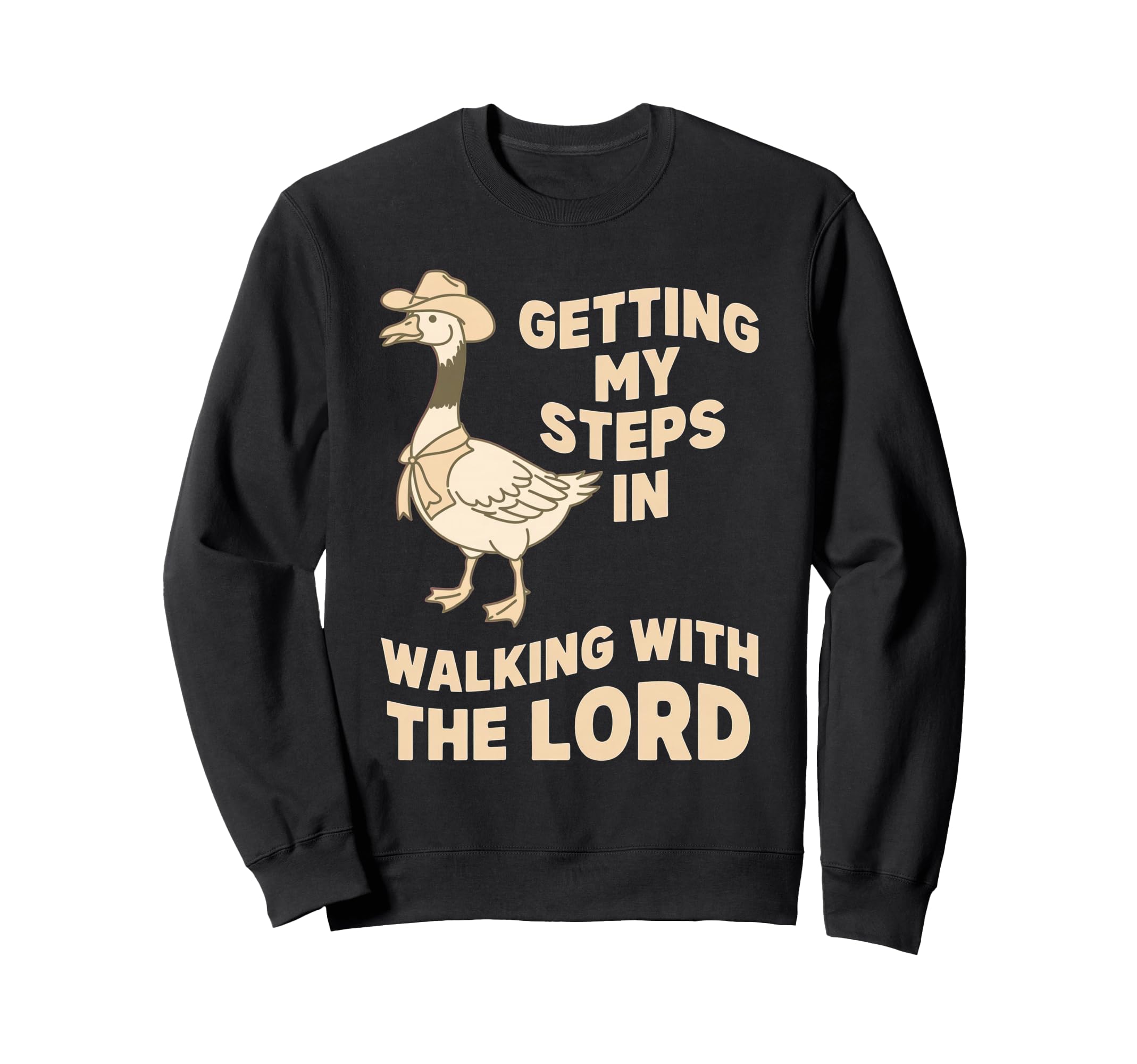 Getting My Steps Walking Lord Sweatshirt - Casual Everyday Wear Men Women - T-Shirt, Sweatshirt, Hoodie