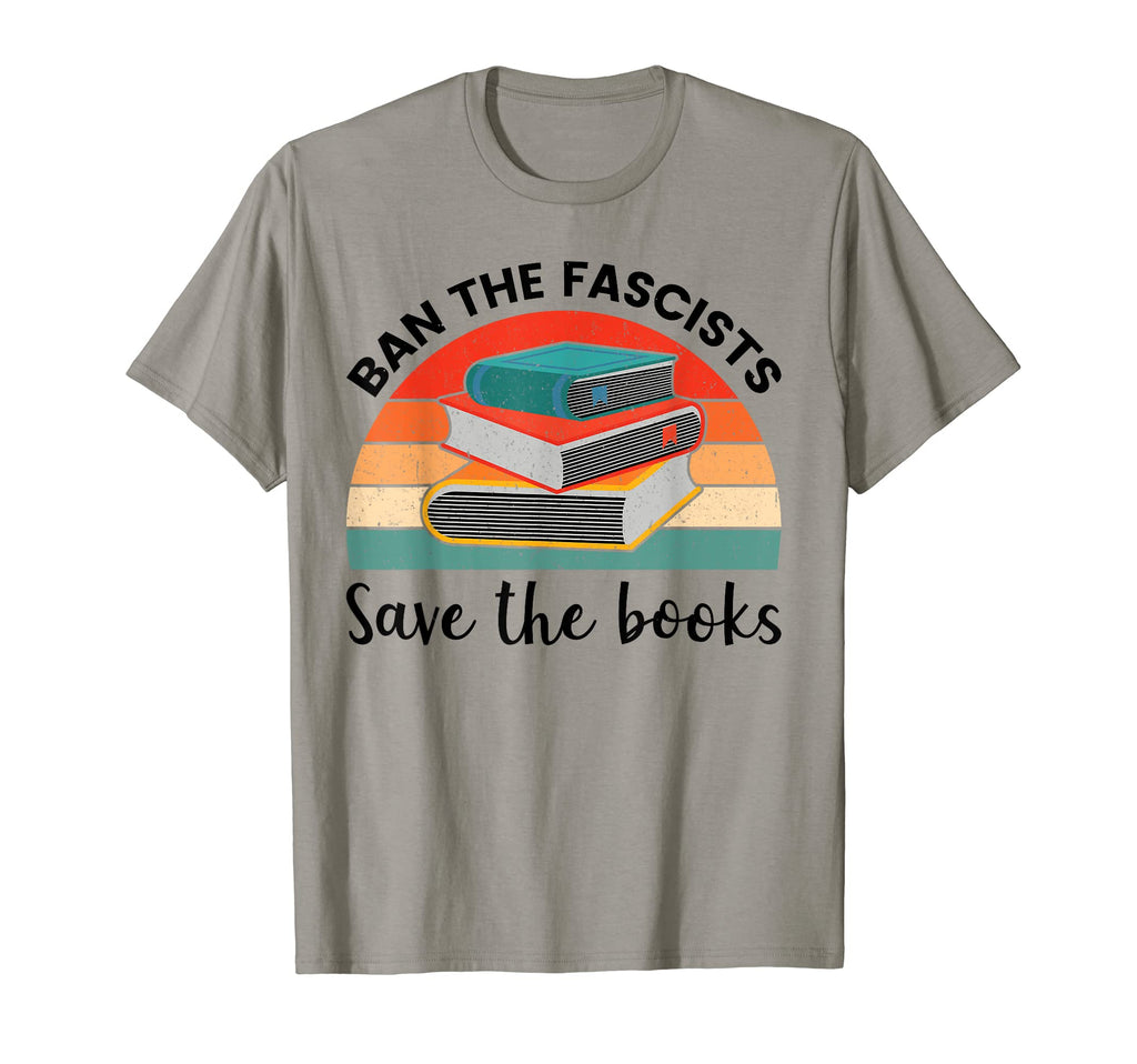 Ban Fascists Save Books Book Lover Worm T-Shirt - Trendy Graphic Men Women - T-Shirt, Sweatshirt, Hoodie