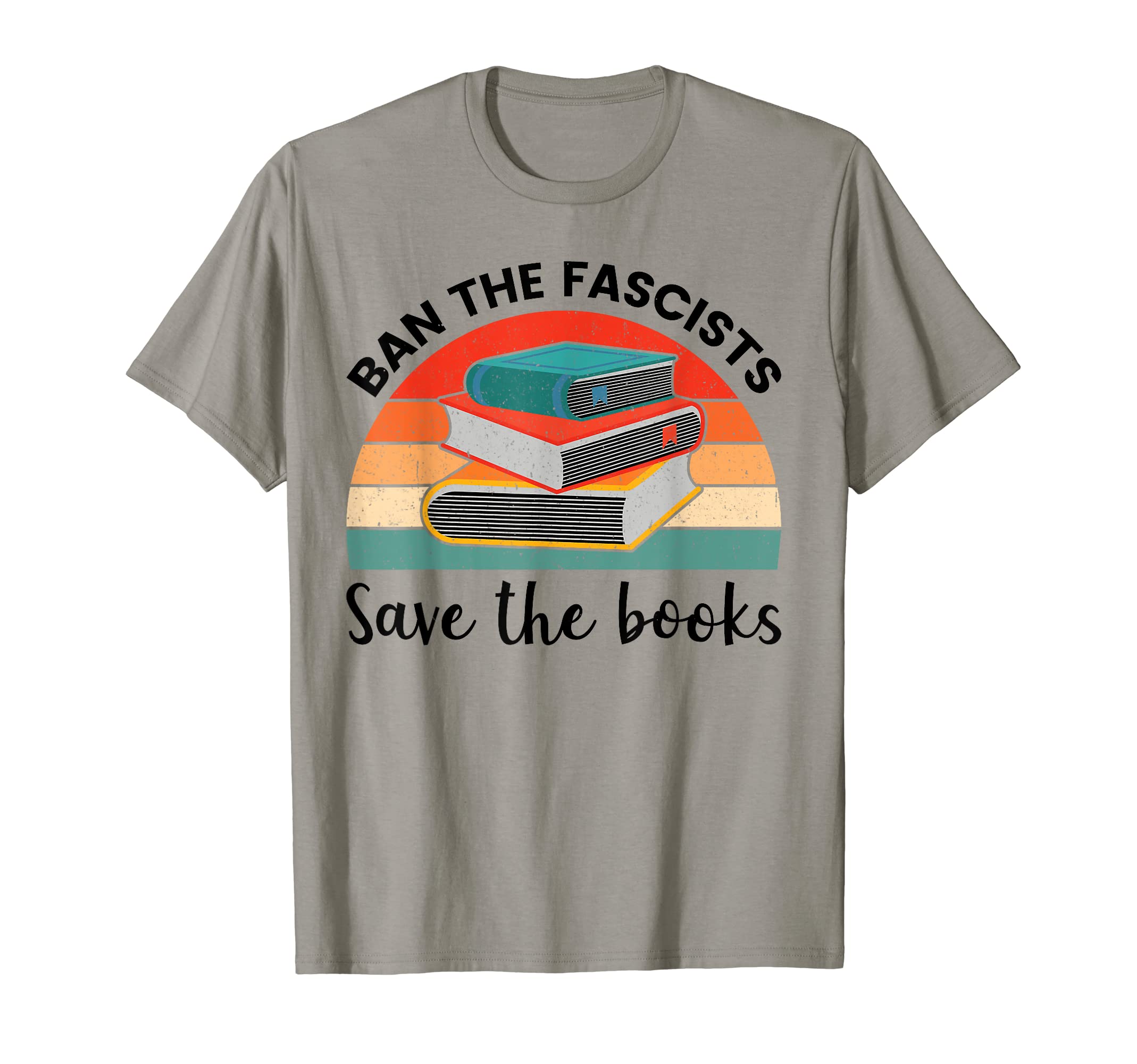 Ban Fascists Save Books Book Lover Worm T-Shirt - Trendy Graphic Men Women - T-Shirt, Sweatshirt, Hoodie