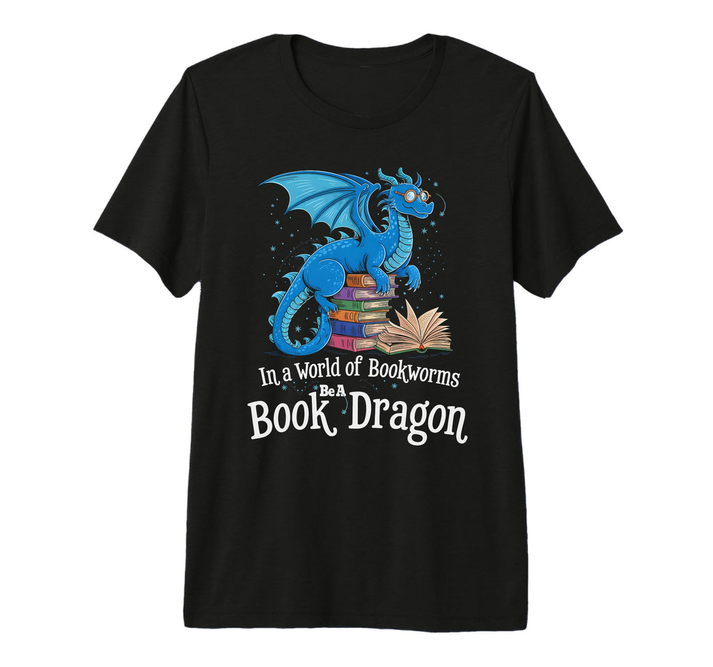 Bookworms Be Book Dragon Bookish Squad T-Shirt - Unique Graphic Unisex - T-Shirt, Sweatshirt, Hoodie